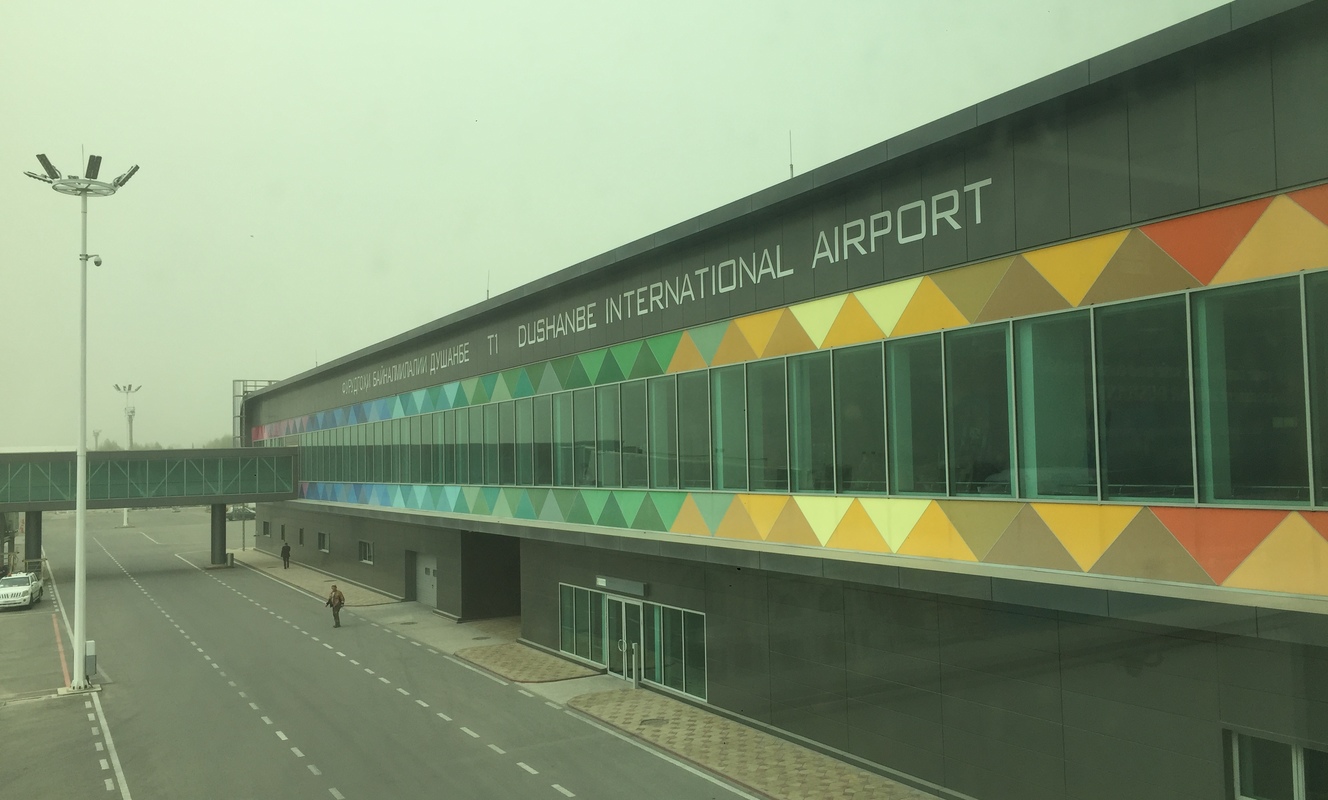 Large dushanbe airport