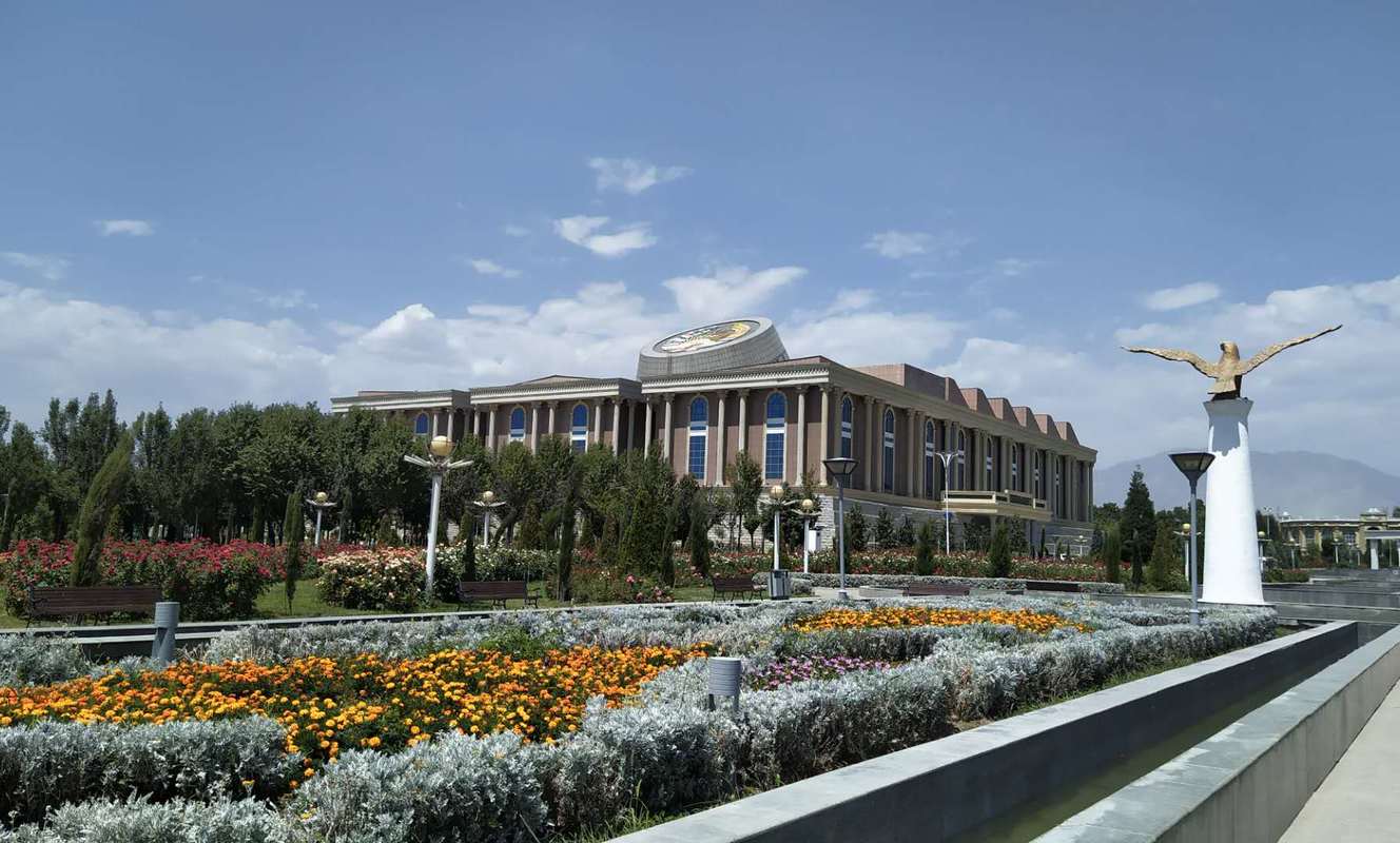 Large tajikistan national museum