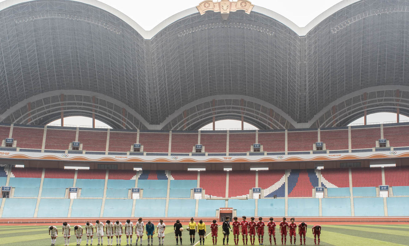 Large may day stadium north korea