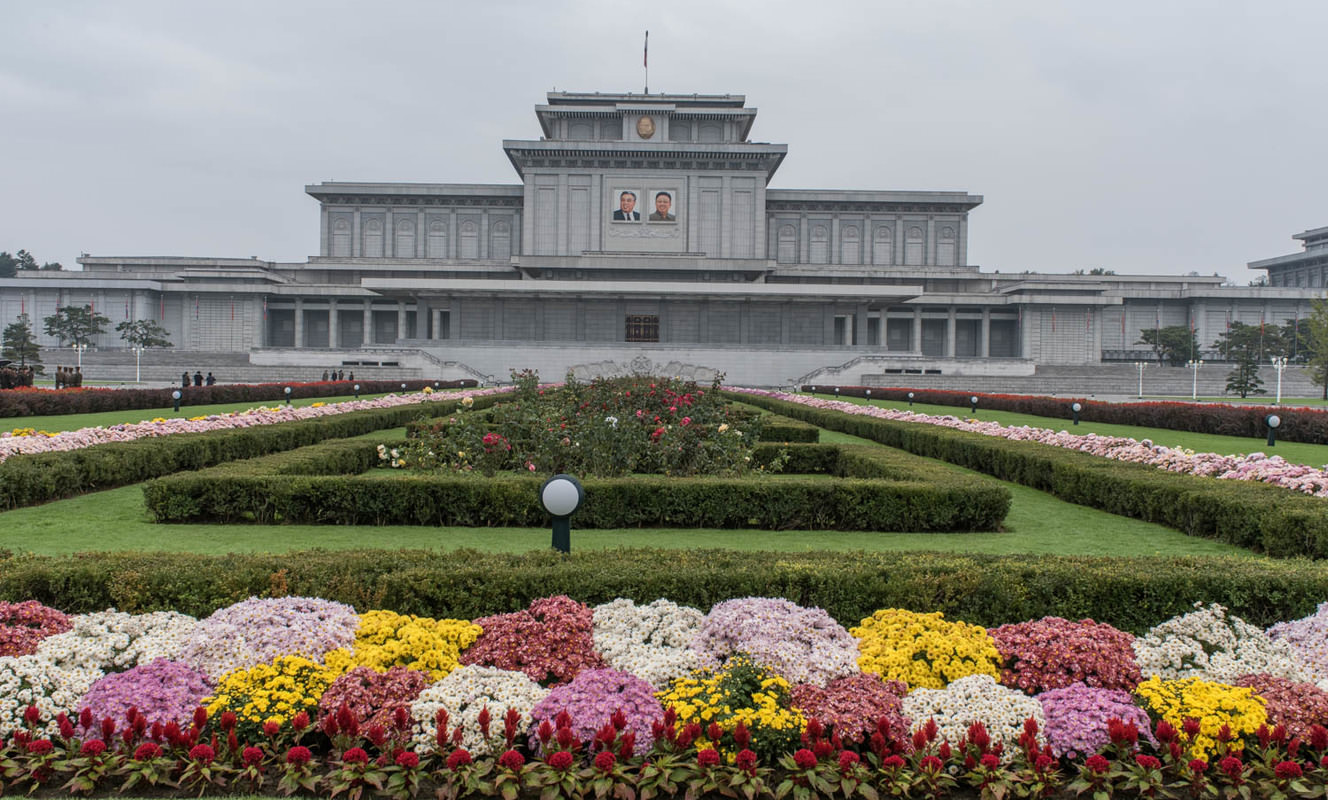 Large kumsusan palace of the sun north korea pyongyang