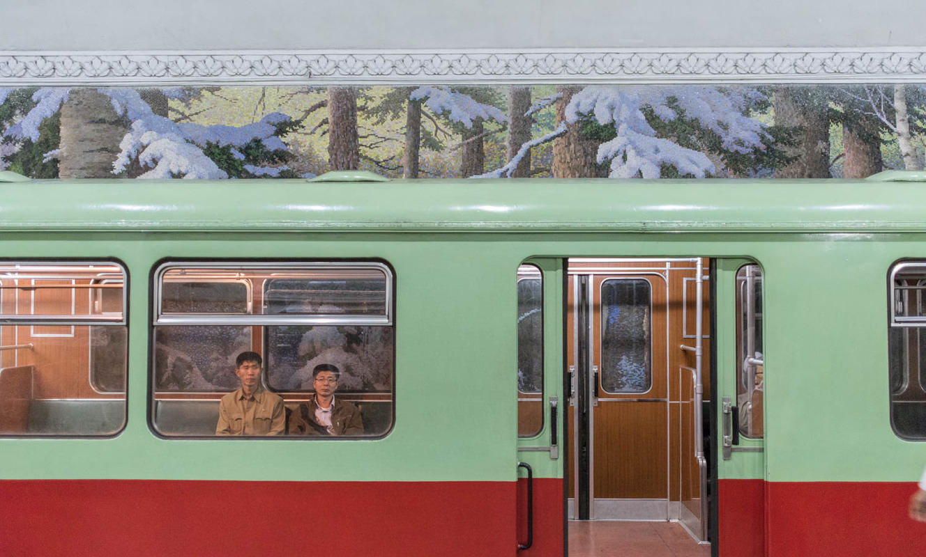 Large pyongyang metro dprk north korea