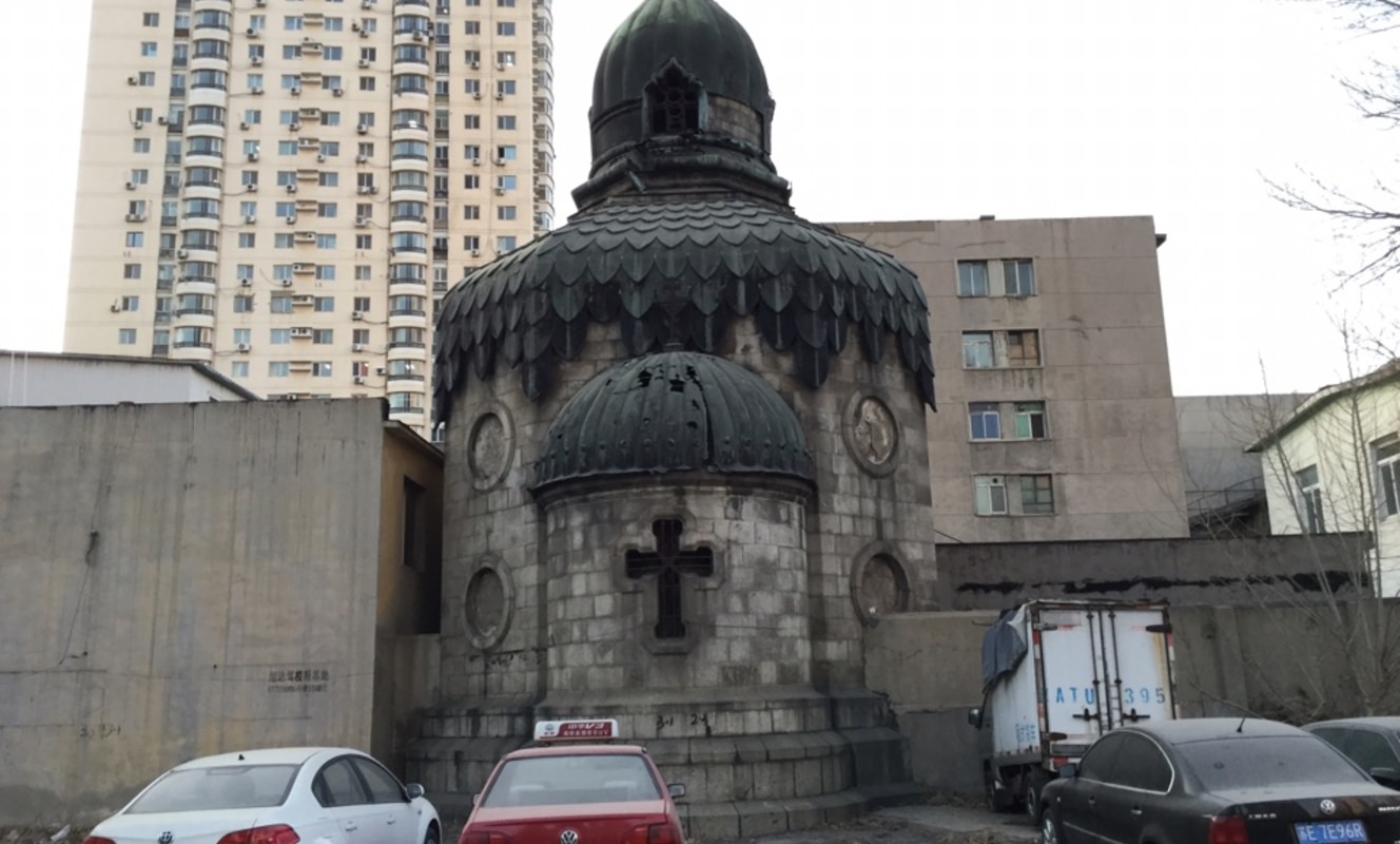 Large shenyang russian orthodox church 
